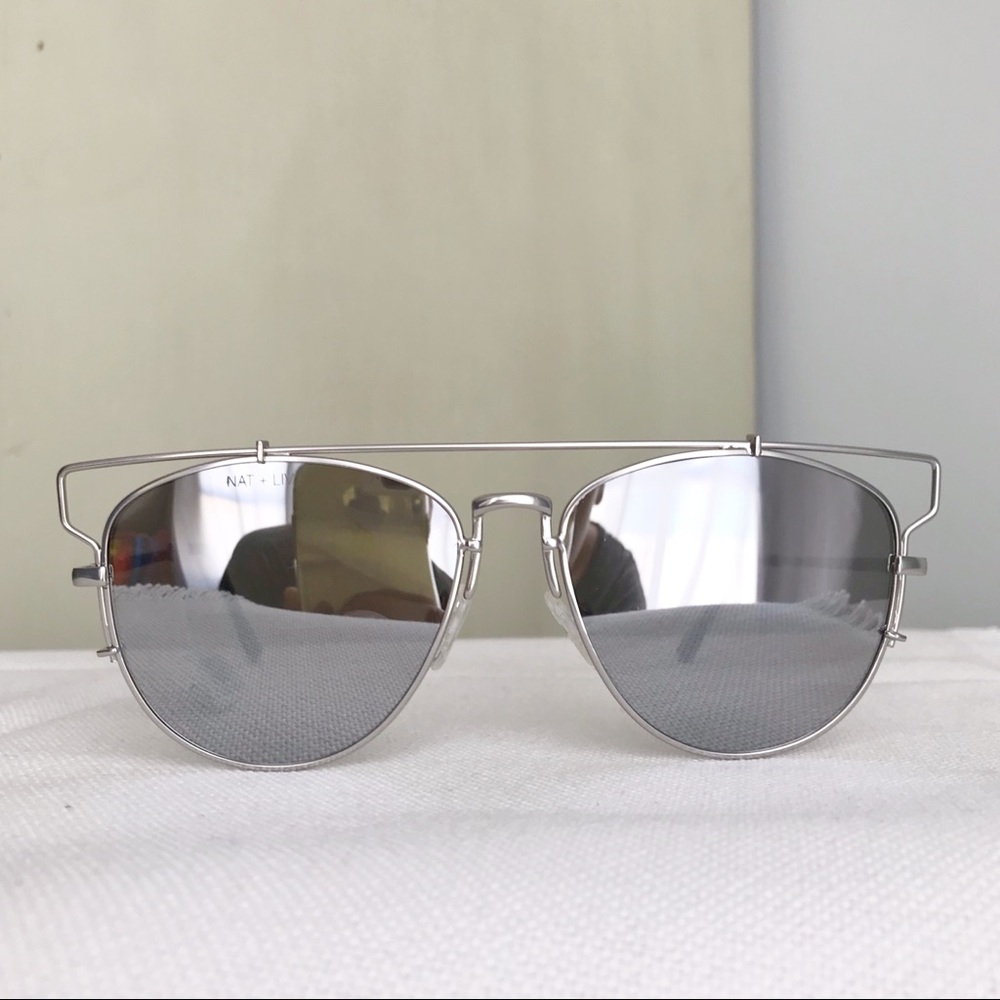 PERVERSE x NAT + LIV Limited Mirrored Sunglasses - Picture 3 of 9